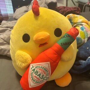 Squishmallows Yellow and Red Stuffed Animal Plush